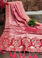 Nylon Dolla Silk Saree With Rich Zari Wooven Pallu 