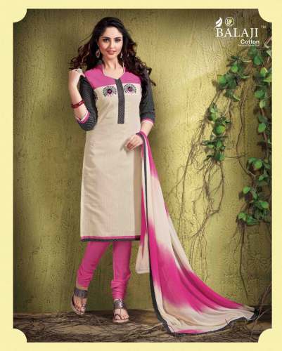 Catalog Dress Material by BALAJI COTTON