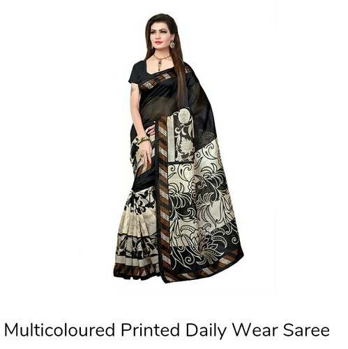 Printed Cotton Saree by Kees Shop