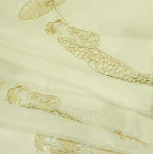 Organza Silk Embroidery Fabric by Amba International