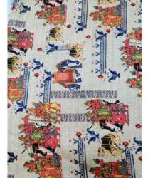 Designer Printed Silk Fabric