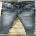 branded knitted denim jeans for men