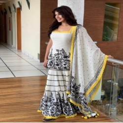 DESIGNER GORGETTE DRESS WITH DUPATTA COLLECTION 