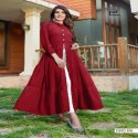 DESIGNER HEAVY BUBBLE GORGETTE WITH BUTTI KURTI  thumb 4