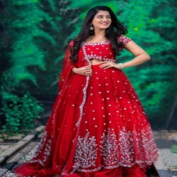DESIGNER SOFT NET LAHENGA CHOLI COLLECTION 
