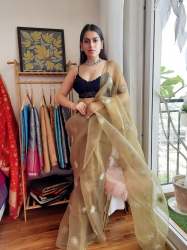 Gotta Work Organza Saree