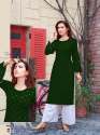 Mirror Work Kurti With Palazzo thumb 2