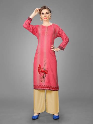 Printed Kurti With Palazzo 