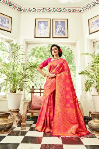 ANJANI SILK SAREE by urban petals