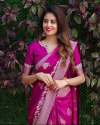 beautiful-pink-rich-jacquard-saree
