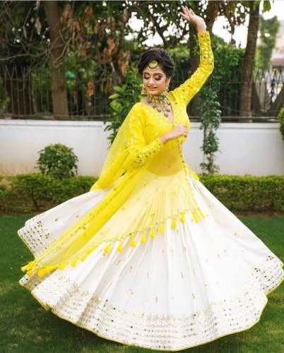 Designer Haldi Function Chaniya Choli by Jasu Creation