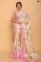 Designer Japan Satin Digital printed Saree  thumb 2
