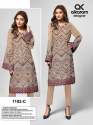 Semi Stitched heavy Embroidered Suit  thumb 7