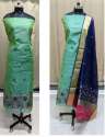 poly-chanderi-woven-unstitched-top-dupatta-sets