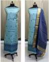 Poly Chanderi Woven Unstitched Top - Dupatta Sets thumb 3
