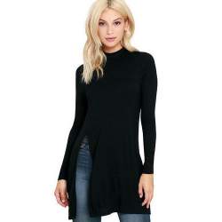 Full Sleeve Slit Top