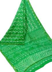 Chanderi Printed Jaipuri Saree