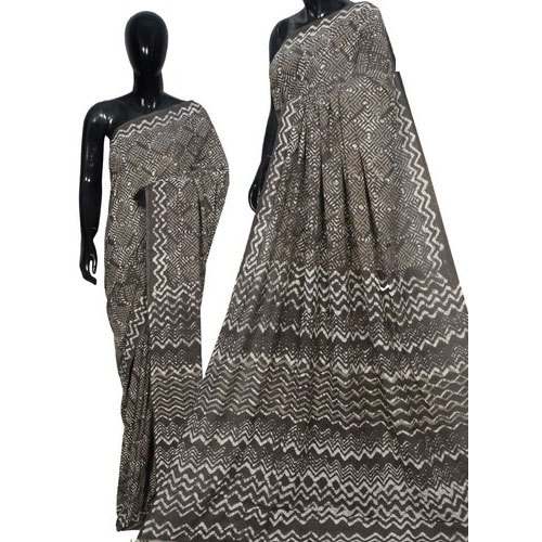 Jaipuri Hand block printed kota saree by Annu Crafts