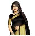 Party Wear Silk Cotton Saree thumb 1