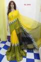 new-arrival-yellow-pom-pom-saree-for-women