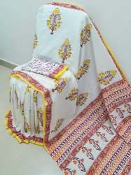 Buy Cotton Mulmul Saree For Ladies