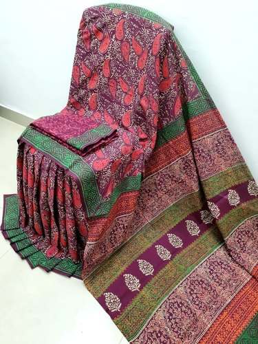 Buy Fancy Cotton Silk Saree For Ladies by Pdsk Prosco