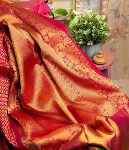 Designer Kanchipuram Silk Saree by M T Collection