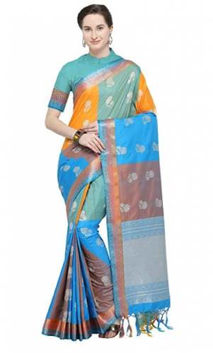 Buy Kanchipuram Saree By Varkala Silk Saree Brand by Varkala Silk Sarees