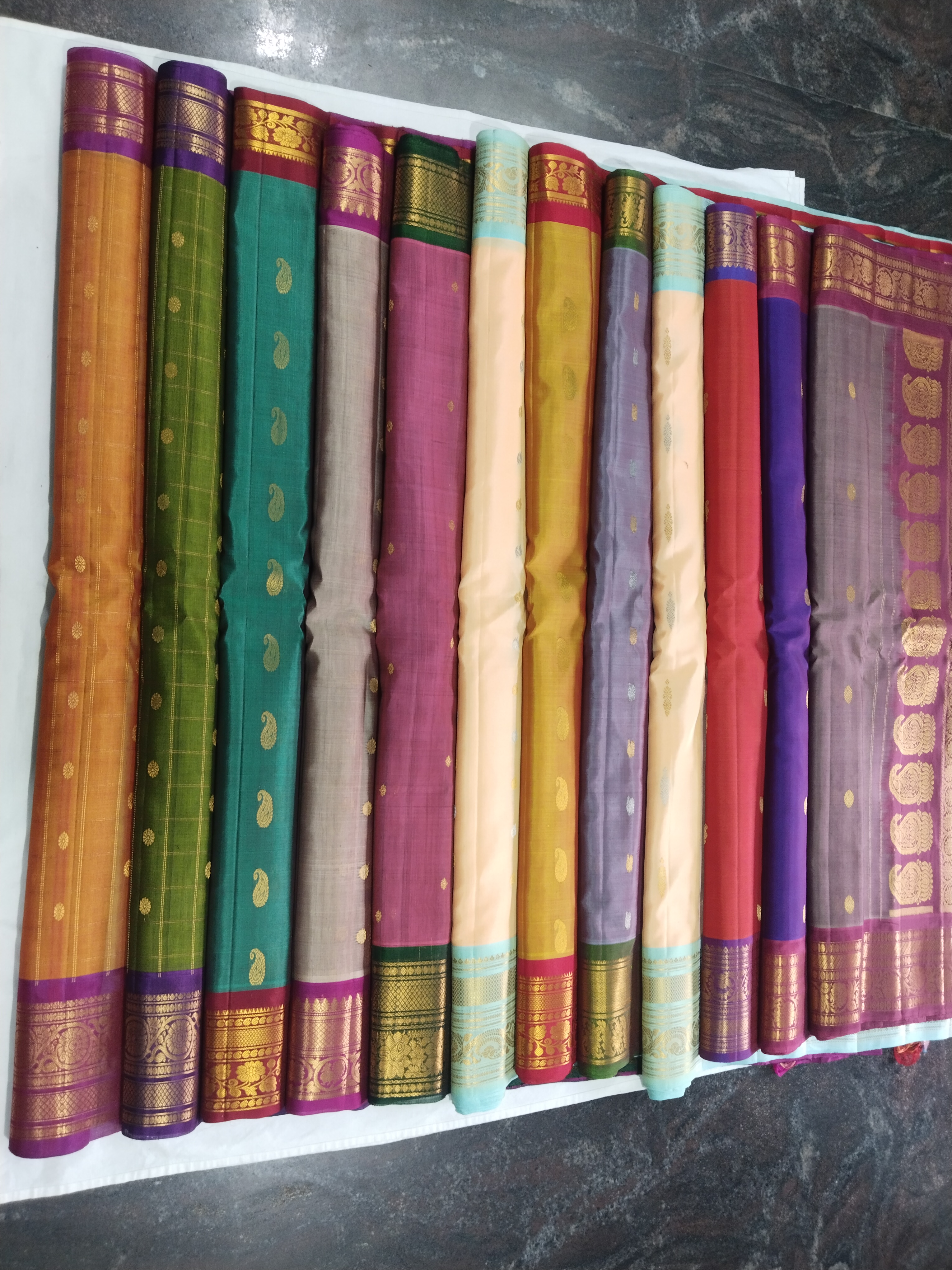 gadwal cotton sarees  by pavan handlooms