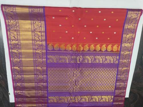 Gadwal kanchi pattu sarees  by pavan handlooms