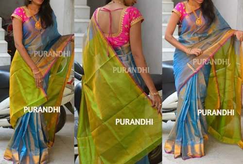 Designer Pattu tissue Saree by RK Fashions