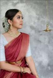 Designer Tussar Muga Silk Saree