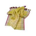 Indian Tissue Linen Saree For Ladies thumb 1