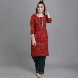 Ladies Designer Palazzo Kurti set