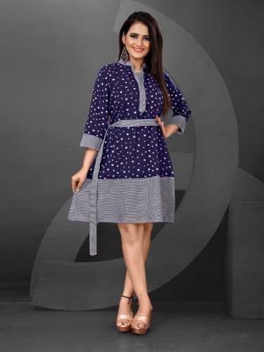 Designer western style Short Kurti