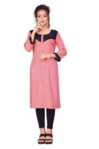 New Arrival Rayon Regular Wear Kurti