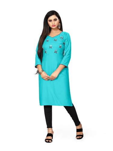 Regular Wear Rayon Kurti
