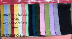 Light Weighted Snowfall Crush Lycra Fabric 