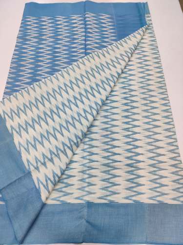 PURE IKAT Mecerized COTTON SAREE 