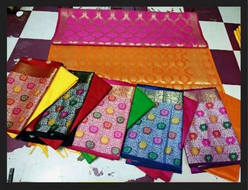 New Arrival Cotton Banarasi Dress Material 