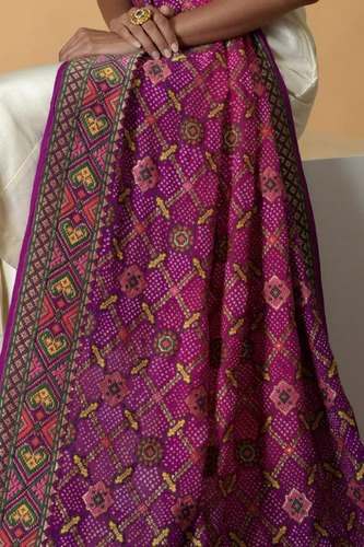 Handloom Pure Silk Dupatta  by Meena Silk Centre