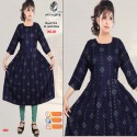 virti kurtis ™ reyon print ghera thumb 3