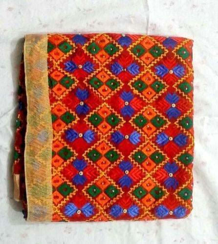 Fancy Phulkari Jal Dupatta  by ACS Phulkari House