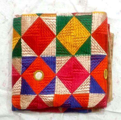 Multicolor Phulkari Dupatta  by ACS Phulkari House