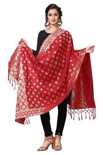 Fancy Banarasi silk Dupatta  by Jenny Designer