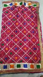 Pink Phulkari dupatta
