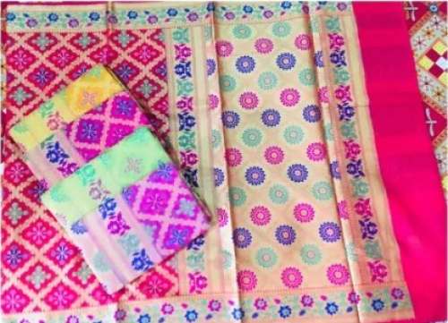 Festive Wear Semi Silk Embroidered Saree by Akaya Kashi
