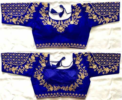 Embroidered Readymade Blouse  by Drishtis Creations