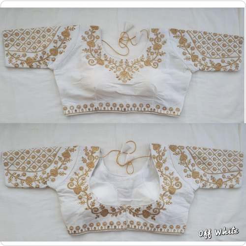 Wedding wear White Blouse by Drishtis Creations