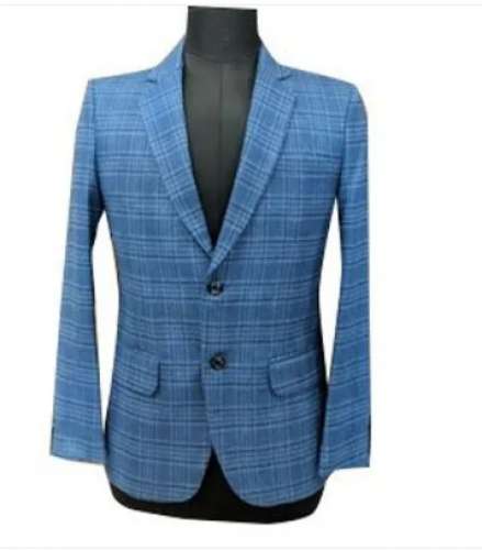 Mens Blue Casual Blazer